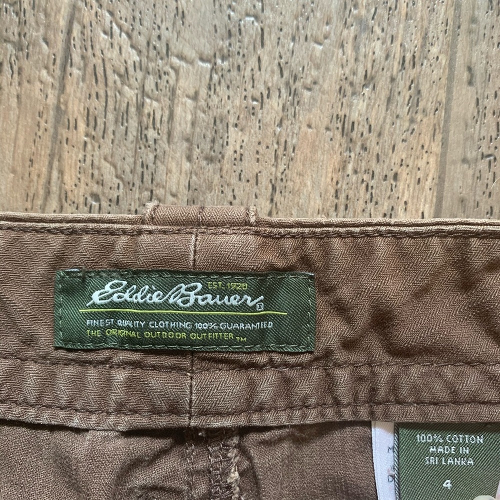 Eddie Bauer Brown Long Cargo Shorts/ Pants - Picture 5 of 6